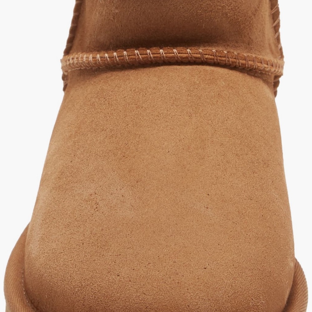 🆕UGG Ultra Mini Classic Boot Shearling Lined Chestnut Suede NIB 100% Authentic - Picture 4 of 11
